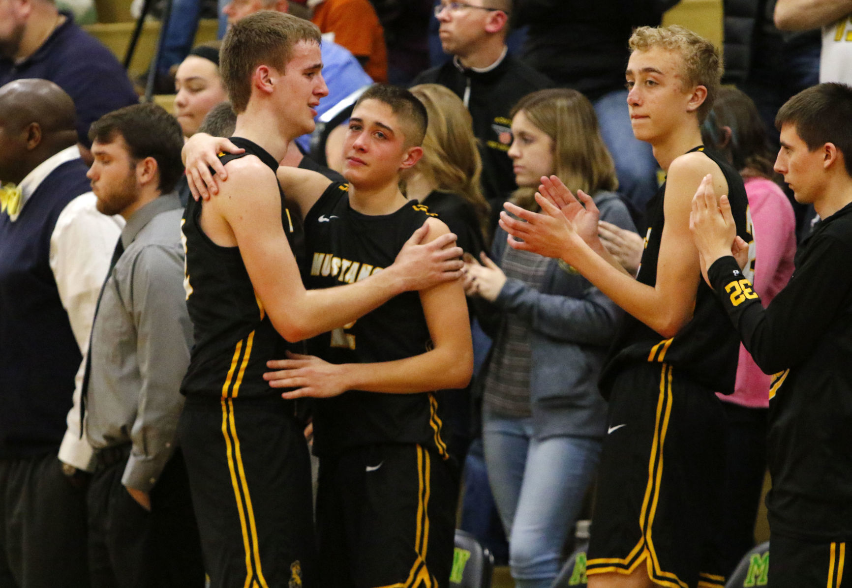 Boys basketball Class A sectional final - Kouts vs. 21st Century